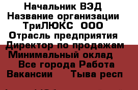 Начальник ВЭД › Название организации ­ ТриЛЮКС, ООО › Отрасль предприятия ­ Директор по продажам › Минимальный оклад ­ 1 - Все города Работа » Вакансии   . Тыва респ.